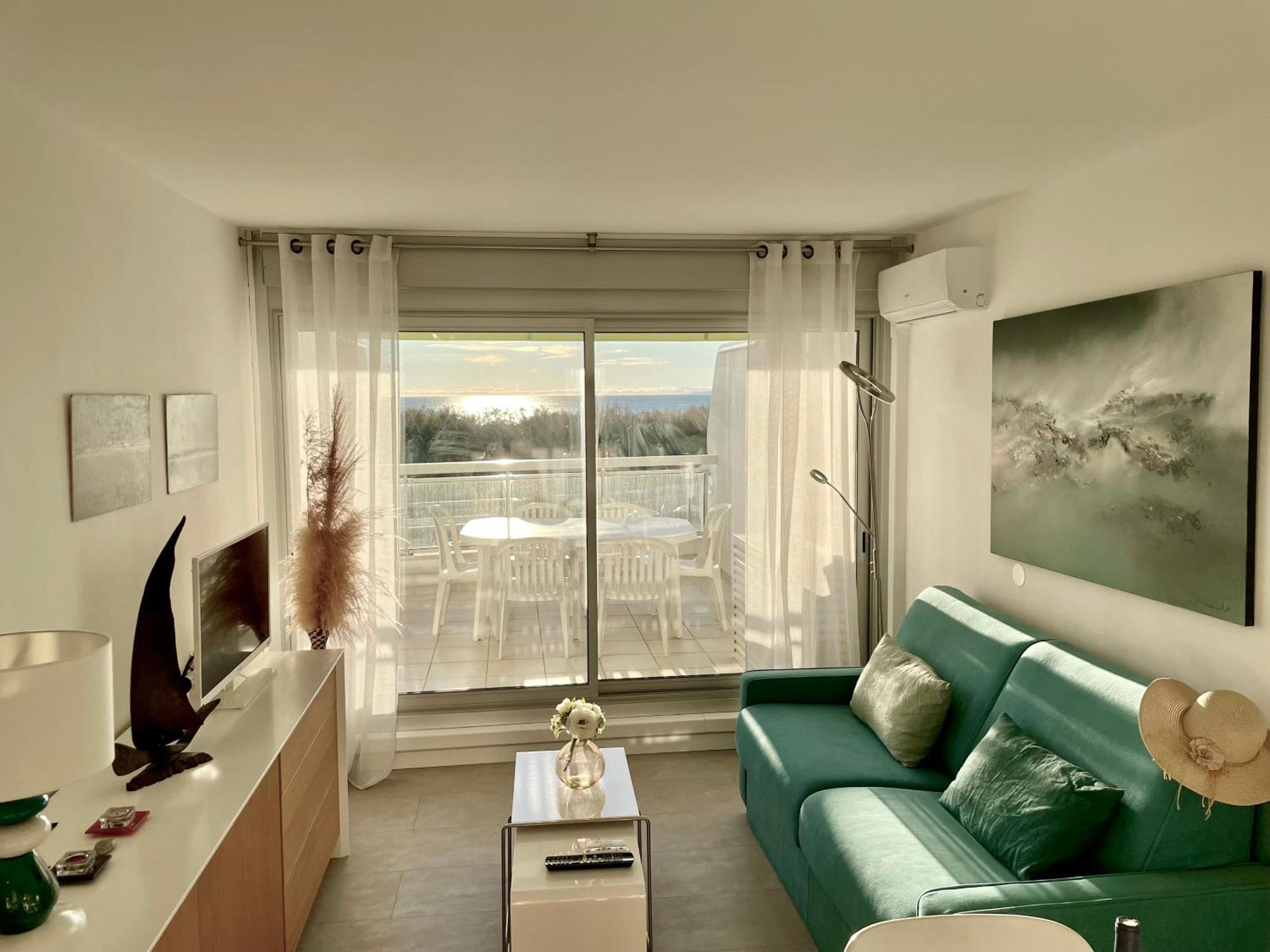 Pgh N25 - Vue Mer, Premiere Ligne & Parking Prive La Grande Motte Luaran gambar