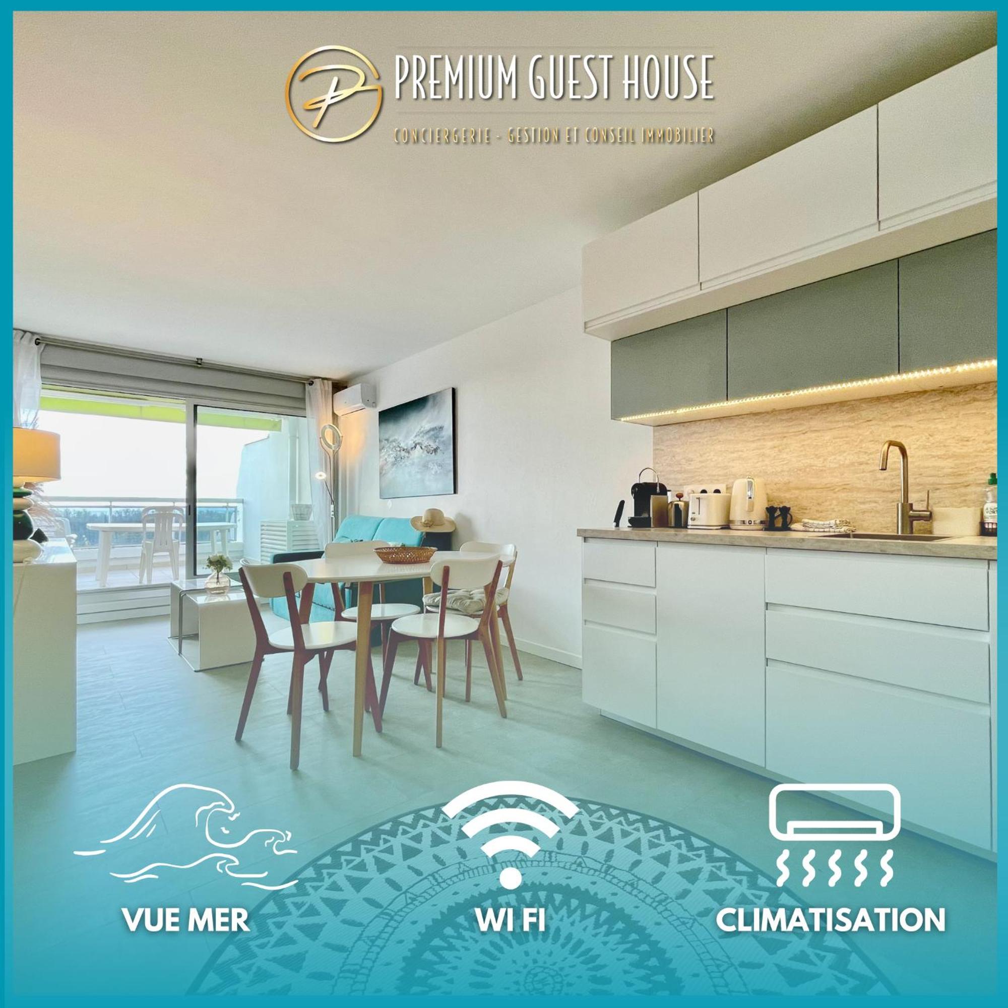 Pgh N25 - Vue Mer, Premiere Ligne & Parking Prive La Grande Motte Luaran gambar